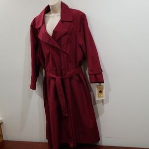 Sue Brett 18WP double breasted maxi trench coat